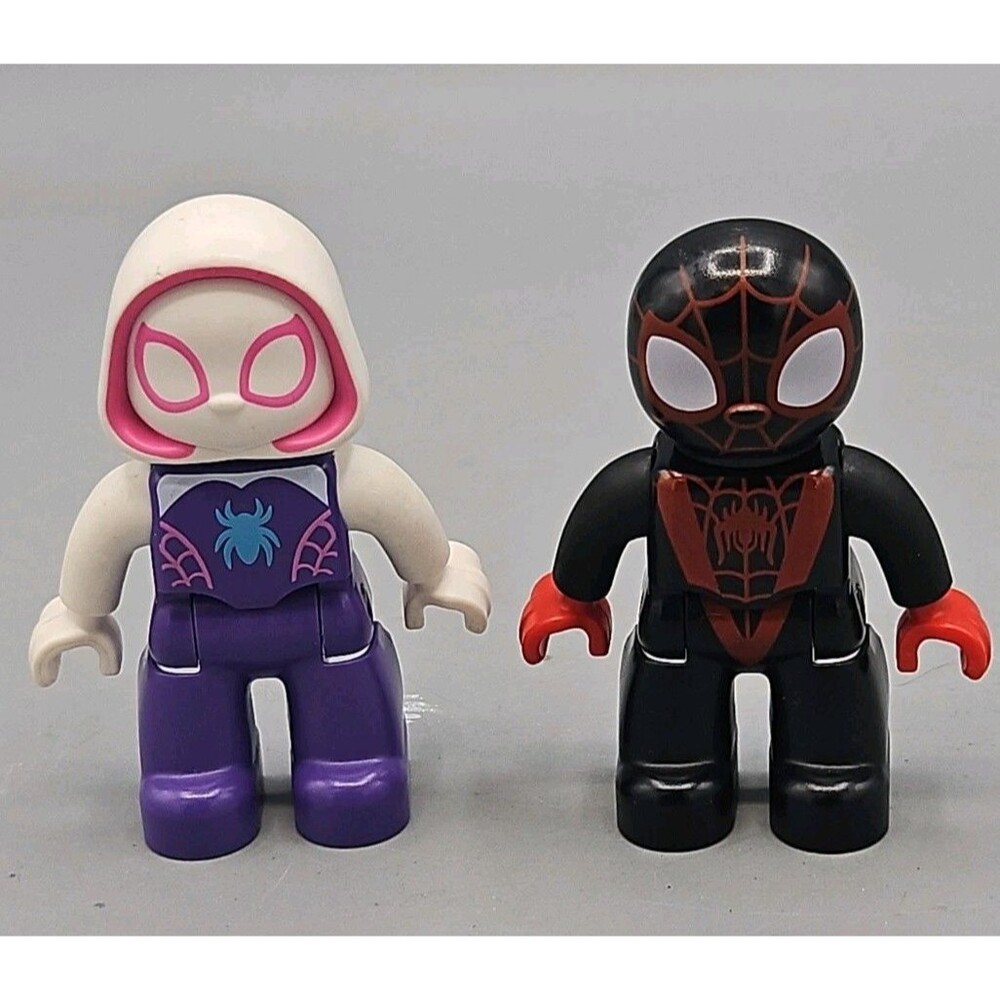Lego Duplo Spider-Man: Spider Ghost Gwen & Miles Morales Toy Duplo Figures